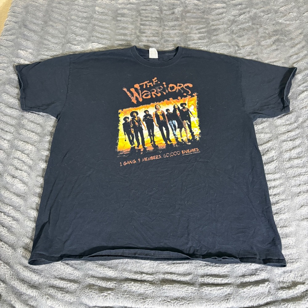 The Warriors Movie Graphic T-Shirt Black 2XL Fruit of the Loom Heavy HD 2011